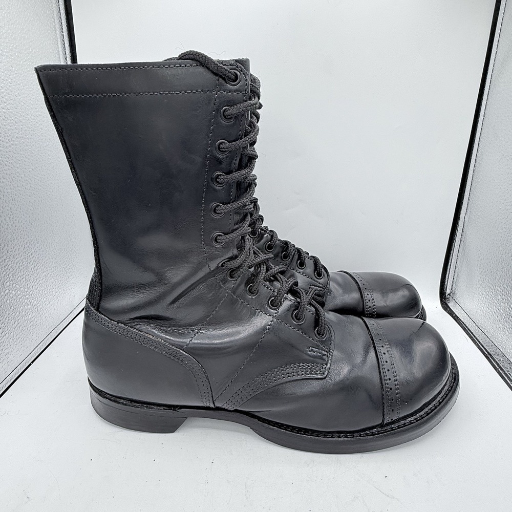 Corcoran 1500 Men's 10" Original Jump Boots Black Leather Size 13 EE Made In USA